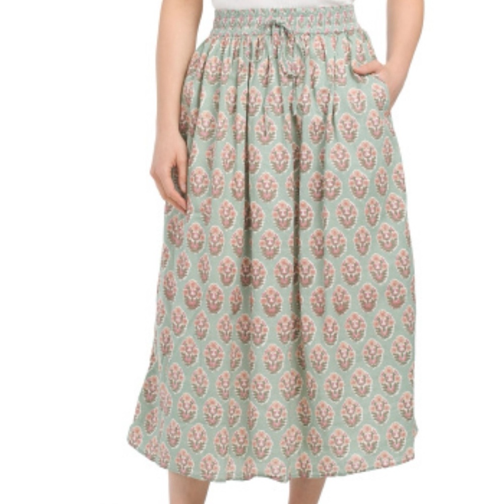 Marea by Liz Joy GRACE MIDI SKIRT Size Large / worn 1x